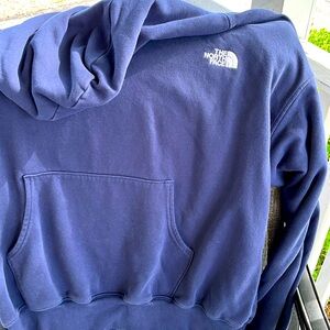 North Face men’s blue hoodie